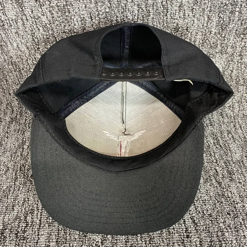 Vintage Pontiac Bonneville 40 Years Snapback Hat Black Made in USA Car Emblem